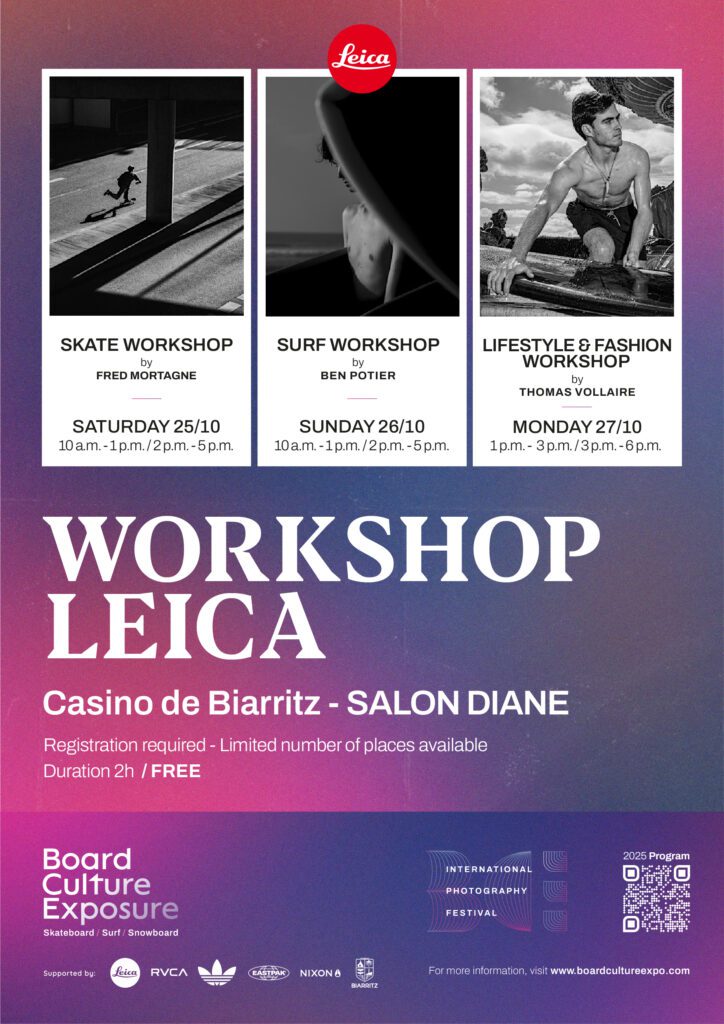 Affiche workshop Leica EN