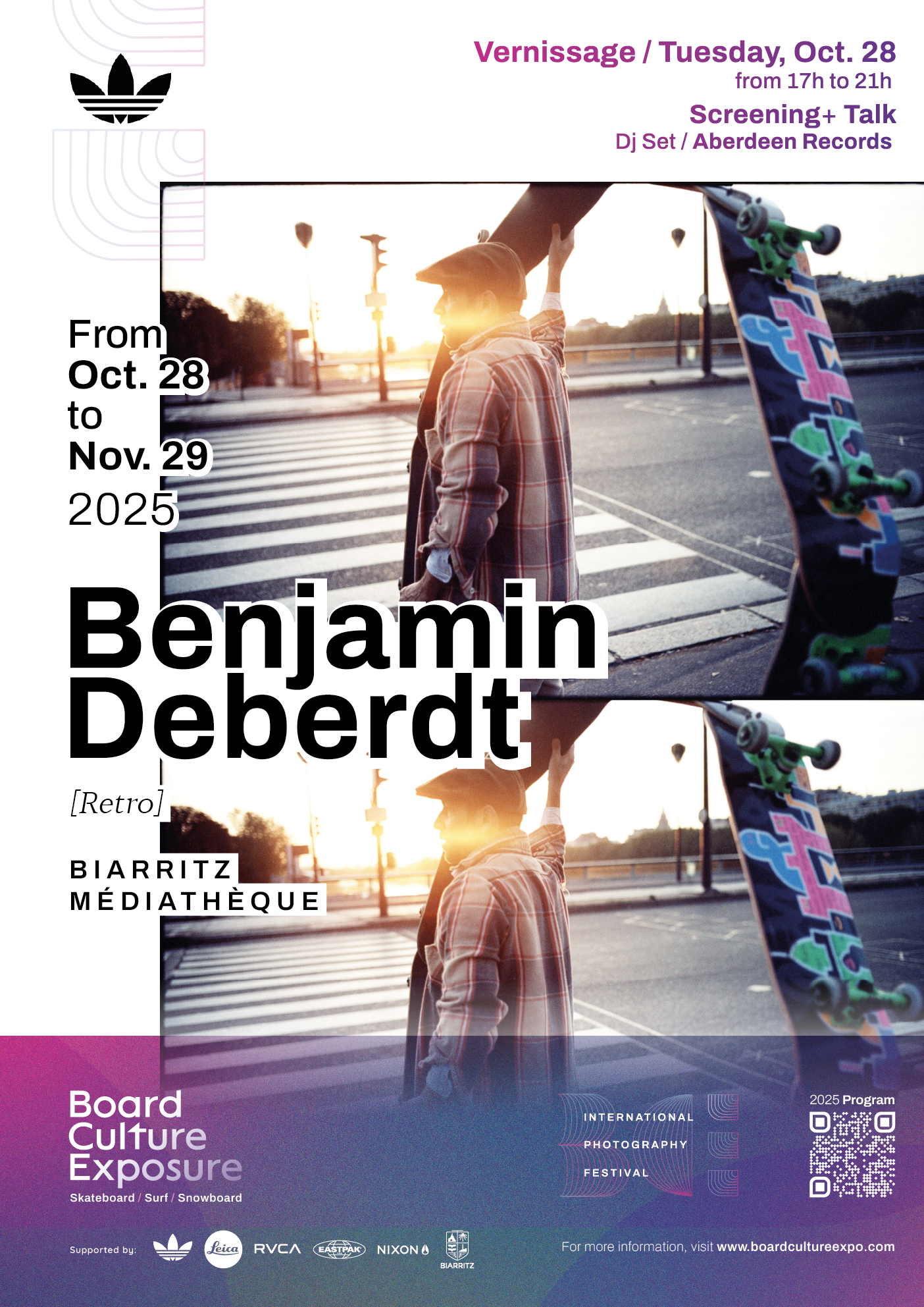 Affiche Expo Deberdt EN